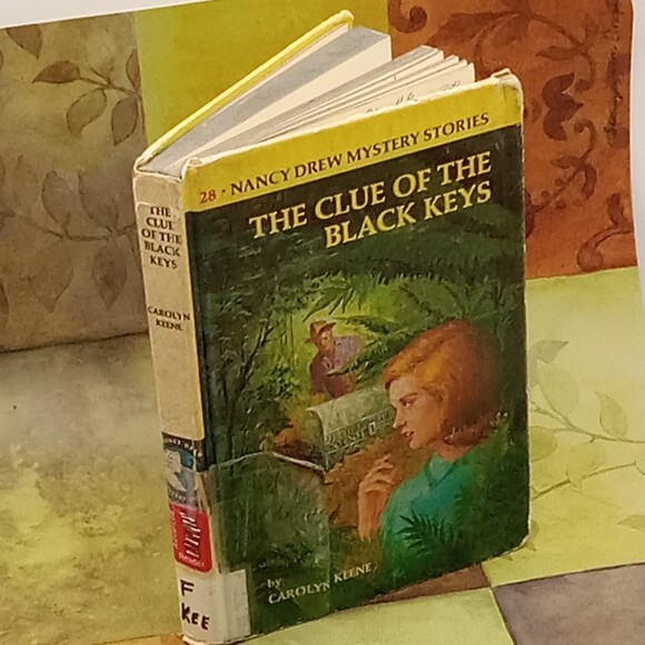 Other - NANCY DREW Yellow Book #28 The Clue Of The Black Keys LIBRARY Rough Condition